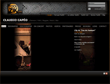 Tablet Screenshot of claudiocapeo.toolzik.com